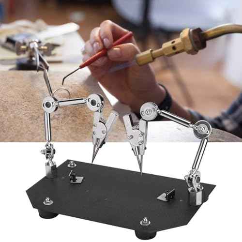Welding Work Clip, Welding Table Clamps for Soldering, Welding Fixture Clip Sturdy, Third Hand Tool 360¡Æ Adjustable, Auxiliary Welding Work Clip for Soldering Repairing