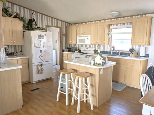 Heroad Light Wood Contact Paper Peel and Stick Wallpaper 11.8 x 78.7 inches for Cabinets & Counters