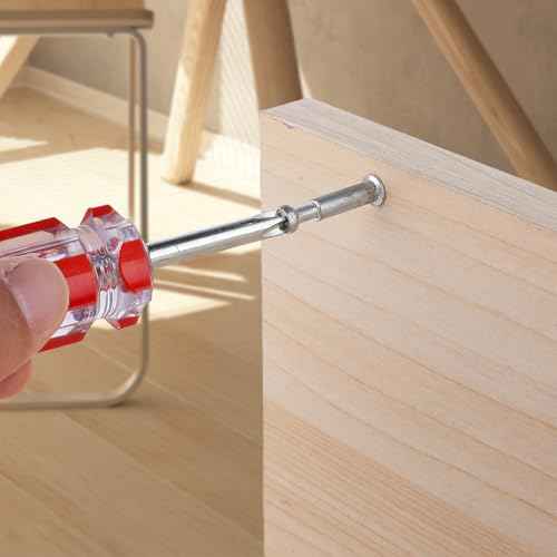 4 Pcs Short Phillips-Head Screwdrivers Stubby Phillips Screwdriver Mini Screwdriver Set with Magnetic Tip Pocket Screwdriver for DIY Repairing