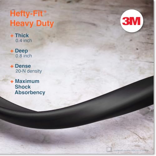 Roving Cove Onyx Black 6ft Heavy-Duty Rubber Edge Protector for Furniture & Fireplace