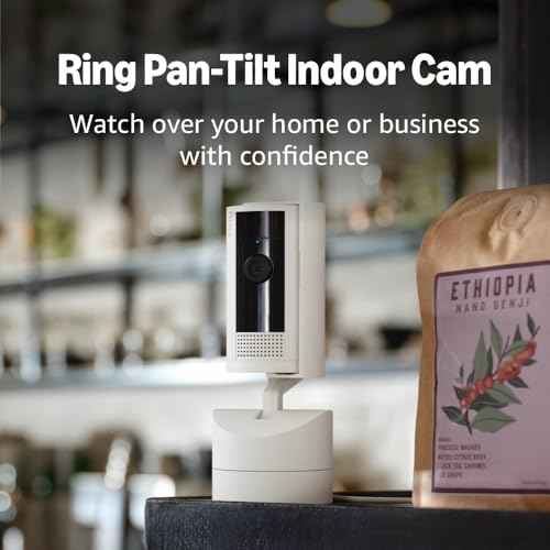 Ring Pan-Tilt Indoor Cam | See all around your home or business with 360¡Æ pan coverage, HD video, plus Two-Way Talk (2024 release) | White