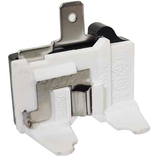 2 Pack QP2-4.7 QP2-4R7 4.7 Ohm Refrigerator 3 Pin PTC Start/Starter Relay Refrigerator Overload Protector fits Whirlpool Frgidaire Kenmore and Most Mini Fridges and Coolers