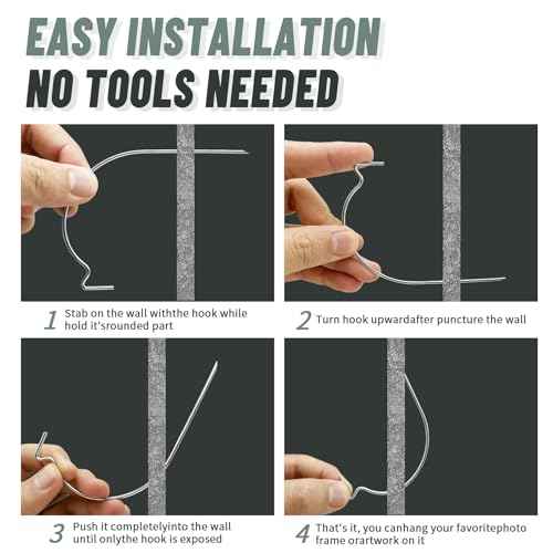 30pcs Super Hook Picture Hangers and Office Pack, Drywall Hooks for Hanging Pictures, Wall Hooks, Picture Hangers, Picture Hanging Kit£¬Hang Art, Clock, Shelves, Mirrors