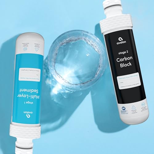 Avalon NSF Certified Replacement Water Filters for Bottled Cooler - Pack of 2