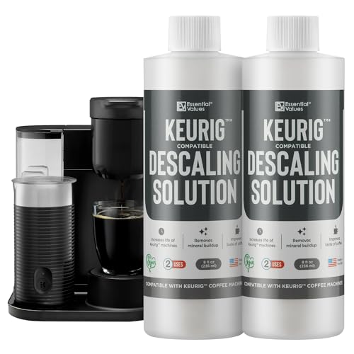 Essential Values Keurig Descaling Solution 8oz 2-Pack for Coffee & Espresso Machines
