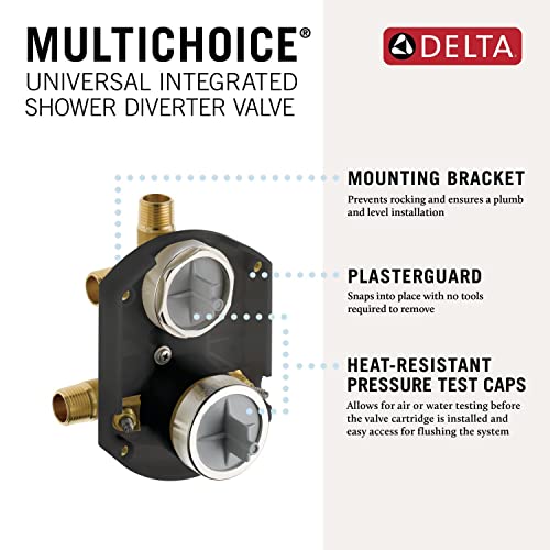 Delta MultiChoice Universal Diverter Rough with Stops and Screwdriver Stops