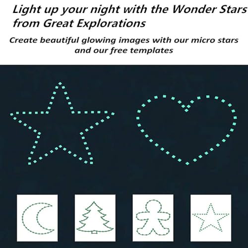 Green Glow in The Dark Star Wall Stickers 452pcs Kids Bedroom Ceiling Decor