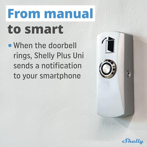 Shelly Plus Uni Smart Wi-Fi Bluetooth Module for Low-Voltage Automation