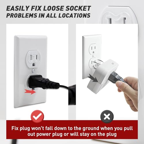 15-Pack Loose Outlet Fix Plug - Secure Power Connection Prevents Loose Sockets