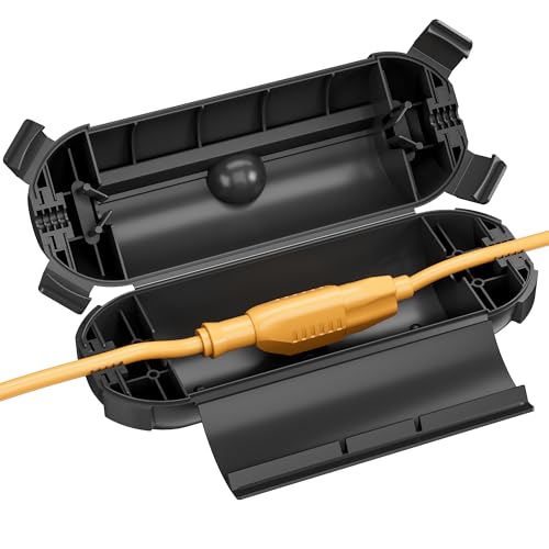 BN-LINK Outdoor Extension Cord Safety Cover - Black, 1 Pack