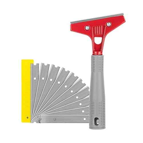 Bates- Razor Blade Scraper, 4" Scraper Tool with 10 Extra Scraper Blades, Paint Scraper Tool, Floor Scraper, Razor Scraper, Glass Scraper, Scraper for Cleaning, Window Scraper, Cleaning Scraper