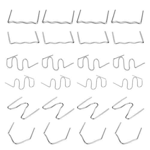 1200PCS Nails Rods Hot Staples Plastic Repair Machine Welding Gun Staples for Hot Stapler Repair Car Bumpers Machine Dashboards Lamp Holders Daily Plastics Supplies Plastics Rings 0.6mm 0.8mm Staple