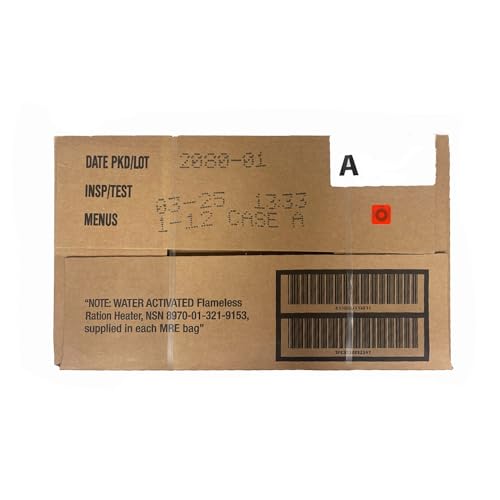 Military Surplus MRE Meals Ready to Eat - 12 Pack, Inspection 2025/2026