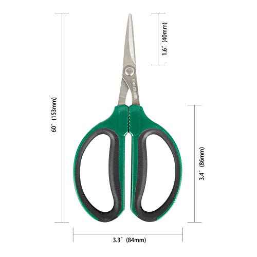 SKINNYBUNNY Bonsai Shears with 40mm Durable Stainless Steel Blades, Precise Trimming and Pruning, Garden Scissors Ideal in Flowers and Bonsai Trees