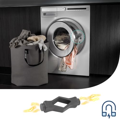 Front Load Washer Door Prop Gray - Flexible Magnetic Stopper for Most Machines