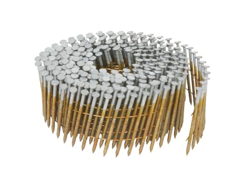 Metabo HPT 2-Inch x .092-Inch Full Round Head Ring Shank Siding Nails, 3,600 Count - Hot Dipped Galvanized Coil