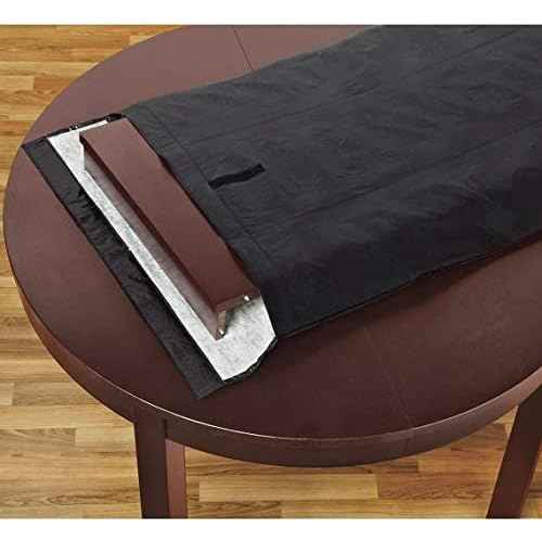 Table Leaf Storage Bag Padded 2 Pack, Heavy Duty Dining Table Leaf Bag, 51'' x 28'' Thick Flannel Backing Dining Table Cover Protector, Scratch Resistant, Fit 50''x 26'' Table Leaves