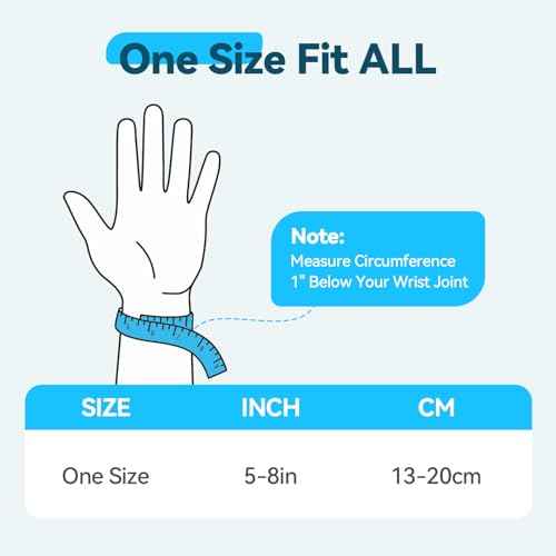 AGPTEK Wrist Hand Brace for Mild Carpal Tunnel Syndrome Arthritis Tendonitis Pain Relief, Adjustable Wrist Support for Weightlifting, Gym, Wrok, Sports, Daily Use- Right Hand