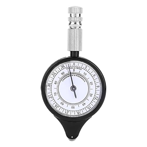 Keenso Mini Outdoor Map Measurer - Handheld Map Distance Wheel 9.5x4.5x1.3cm