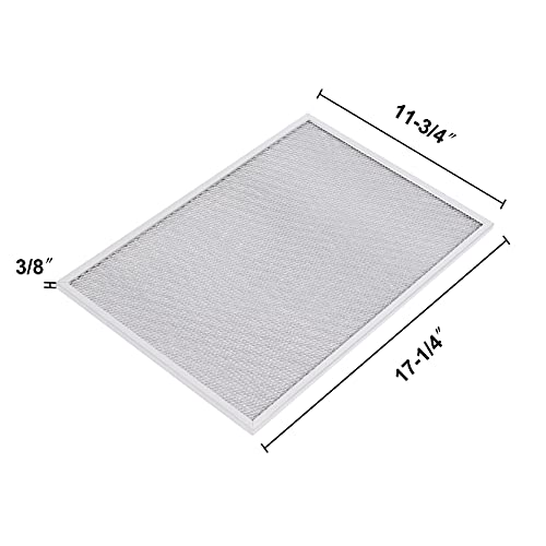 Wadoy BPS1FA36 2 Pack Range Hood Filter for Broan NuTone 99010300E (11-3/4" x 17-1/4" x 3/8")