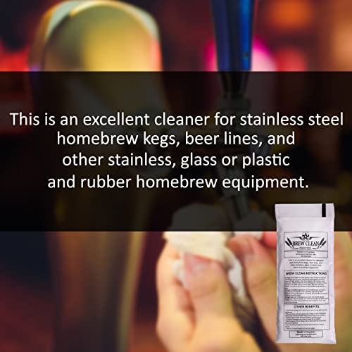 Kegconnection Brew Clean 1 lb Beer Line Cleaning Powder for Kegerators