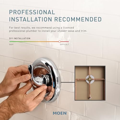 Moen 2510 PosiTemp Pressure-Balancing Brass Tub & Shower Valve 0.5 / with IPS Connections