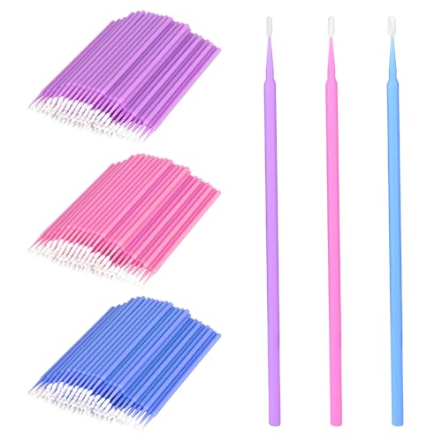 240Pcs Touch Up Paint Brushes Repair Ultra-Fine Paint Brushes for Automotive Paint Chip Repair,Disposable Micro Paint Chip Applicators for Detailing Clearance Cleaning (Length: 4IN Tips:1.5/2/2.5MM)