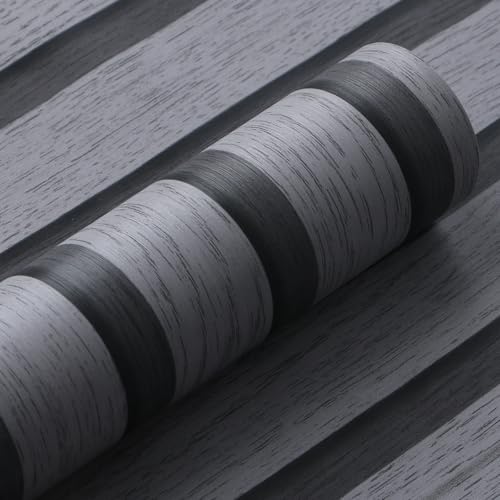 Peel and Stick Wallpaper Wood Slats, SelfAdhesive Wood Contact Paper, Removable WallCovering Home DIY for Wall Decor Bedroom, 17.3" X 118", Easy-to-Apply