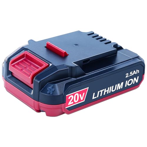 DTK Replacement for Bauer 20V Battery 2.5Ah Lithium-Ion Compatible with 20V Bauer Cordless Tools