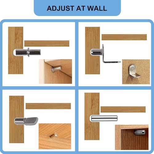 Viemior 104PCS Metal Shelf Pins & Supports for Kitchen Cabinets