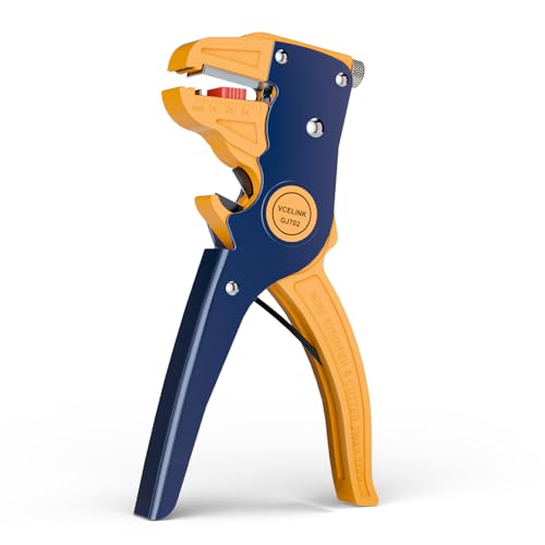 VCELINK Blue Wire Stripper and Cutter, Automatic 14-24AWG, Multifunctional