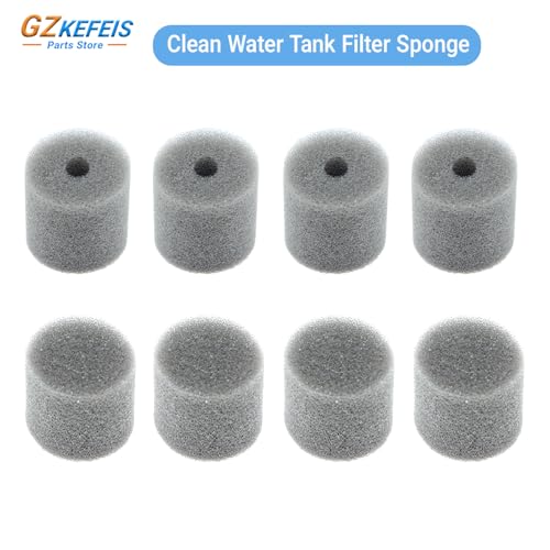 Clean Water Tank Filter Sponge Replacement for Narwal J1 J2 J3 Vacuum Cleaners, Durable Hepa Filter Accessory, 8 Pack