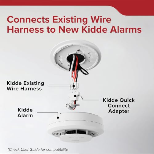 Kidde Hardwired Smoke & Carbon Monoxide Detector Wiring Adapter Pack of 1