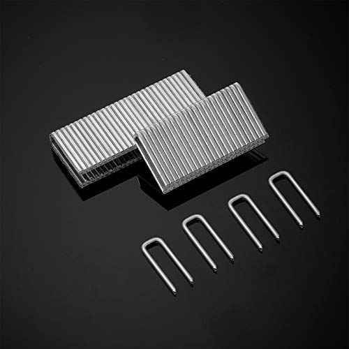 Jetec 40 Pieces Plantation Shutter Repair Kit Replacement Louvers Staples Window Blind Tilt Rod Operable Plantation Silver Missing Metal Indoor Louver Staples Tools Repair(0.6 x 0.19)