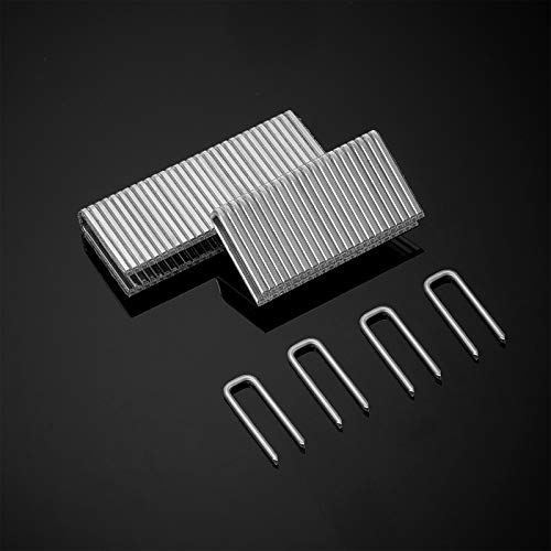 Jetec 40 Pcs Plantation Shutter Louvers Staples 0.6 x 0.19 inch Replacement Clips