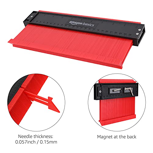 Amazon Basics Contour Gauge Set - 5in & 10in Profile Duplicator for Woodworking