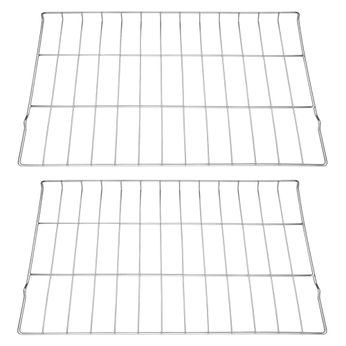 2Pcs MHL63411403 Oven Rack - 24.8 x 16.2 in, Stainless Steel, Range/Stove Compatible (Variation: 2Pcs)