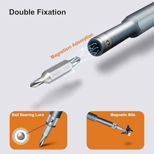 Small Screwdriver Set, 49 in 1 Mini Screwdriver Set with Torx, Phillips, Flat Head, Hex and More, for Jewelers, PC, Glasses, Laptop, Ring Doorbell, Watch, Repair Precision Screw Driver Set Kit