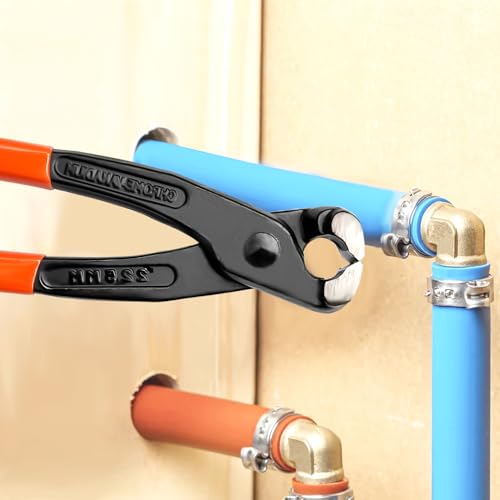 9 inch Ear Clamp Pliers, Ear Hose Clamps Tool, Pinch Pincer plier, Nail Puller, Ear Hose Clamp Pliers, for Automobiles Wire Cutting, Pipeline Maintenance