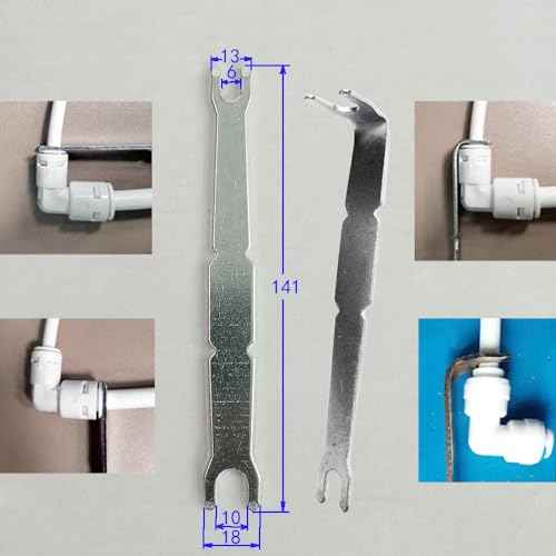5 Pack Water Filter Quick Connect Removal Tool Joint Connector Adapter Fittings Spanner Wrench for 1/4" 3/8" Push-In Tube Reverse Osmosis Water Purifier Countertop RO Filtration System Install