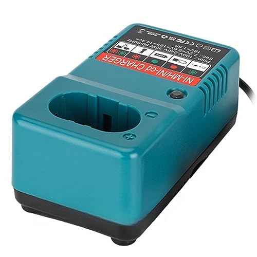 Ni-MH Ni-Cd Battery Charger for Makita, DC1804T Battery Charger Compatible with Makita 7.2V14.4V 18V PA12 PA14 PA18 6010D 6261D