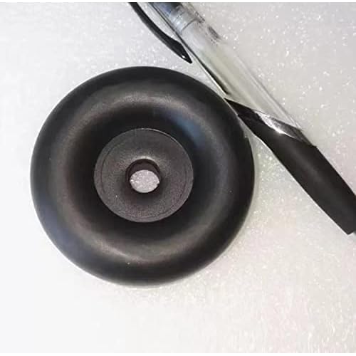 4 Pack Rubber Isolation Feet Pads Thick Rubber Washers,Round Rubber Bump Stops,Bumper Damping Pad,Vibration Damping Pads,2.5" Trailer Ramp Door Rubber Bumpers,Compatible with Truck Cargo Hatch