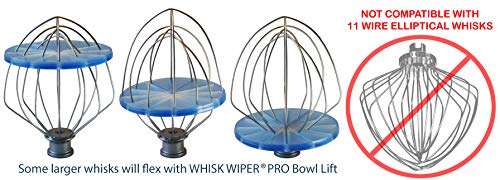 Whisk Wiper PRO Blue - Stand Mixer Accessory for KitchenAid 6-Wire Whisks