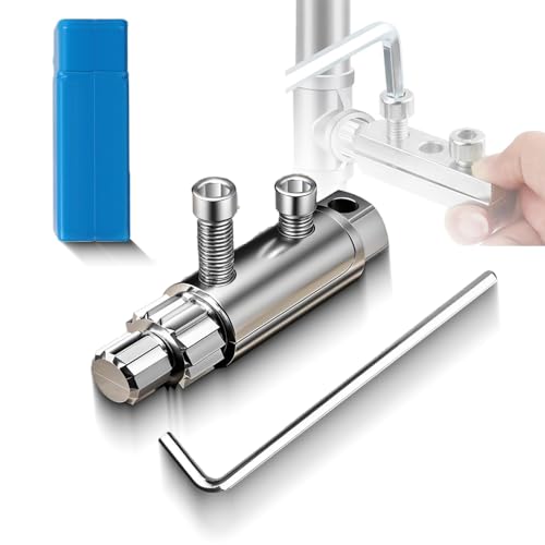 Broken Pipe Extractor Tool, Broken Bolt & Screw Remover, Extract Stripped Threads, Damaged Pipes and Faucet Valves, for 1/2¡±, 3/4¡±, 1¡± Pipes