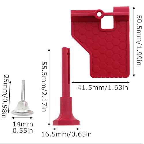 Pivot Pin Nylon Installation Tool Pivot Pin Installation Pivot Pin Tool Red Pivot Pin Installation Tool Locating Plunger For Repairing Pivot Pins Portable Household Assembly Tool