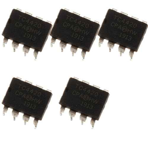 5pcs TC4420 TC4420CPA High-Speed MOSFET Power Driver, 6A,8Pins.