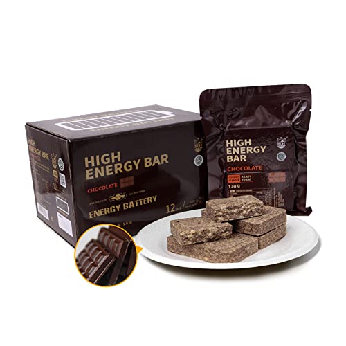 BDH Emergency Food Supply - Chocolate Flavor, 6840 Calorie Survival Ration, 12 Pack