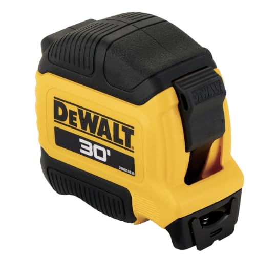 DEWALT Atomic Compact Series Tape Measure 30 ft / 9.1 m with Fractional Blade