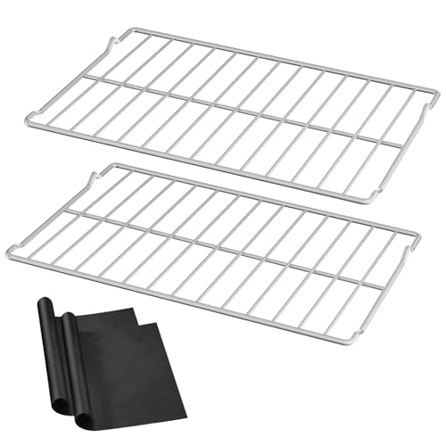 WPW10256908 Stainless Oven Rack – 24 x 15.75 in, 2-Pack for Whirlpool Kenmore Amana Maytag