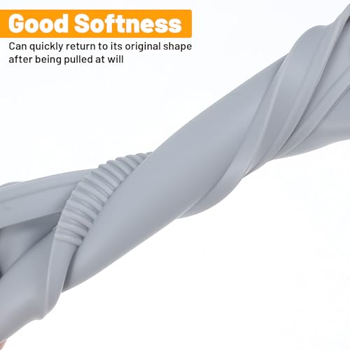 Dplolng Gray 2-Slice Silicone Toaster Cover - 15.7x10.3x1.1cm, Fits Most 2-Slice Toasters